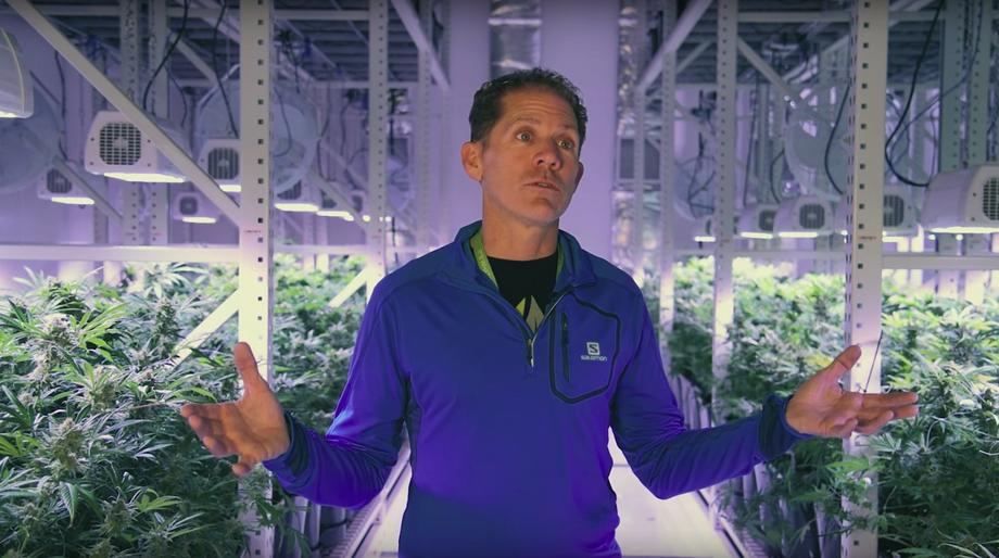 MOBILE VERTICAL GROWING SYSTEM FOR CANNABIS AT THE GROVE