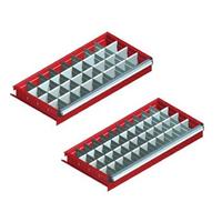 Industrial Modular Drawers - 32 to 44 Compartments