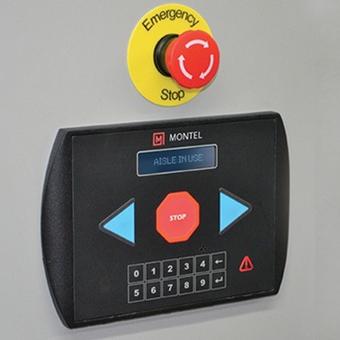 Readily accessible emergency stop button