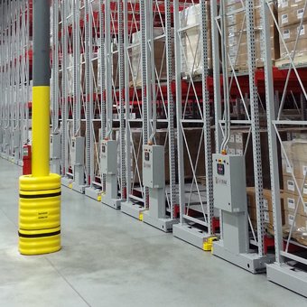 SAFERAK® 32P Industrial Powered Mobile Racking System