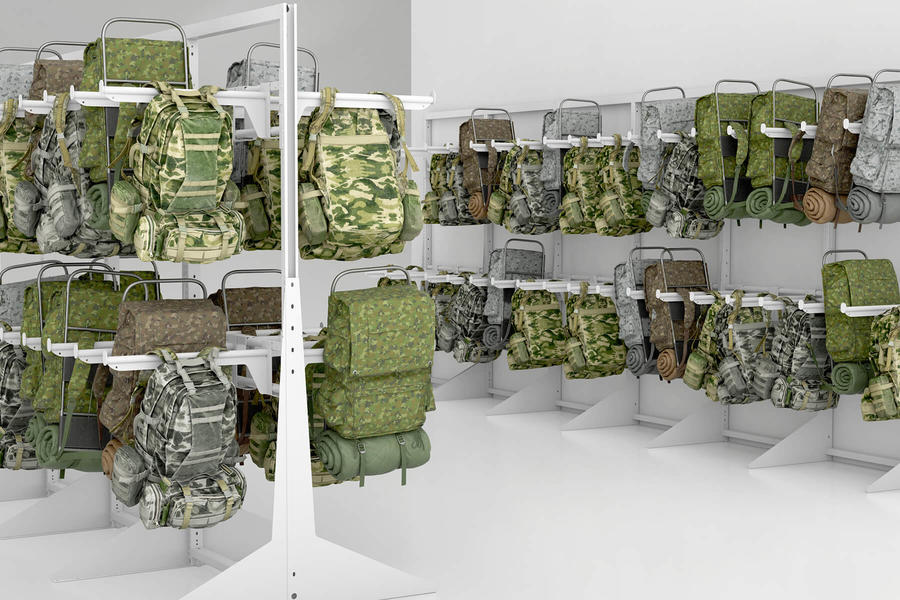 Gear and duty bags storage