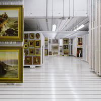 Art gallery storage systems
