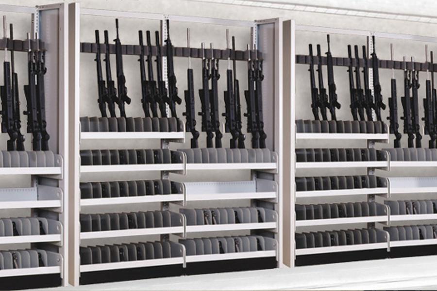 Systèmes de rangement mobiles pour fusils et armes à feu