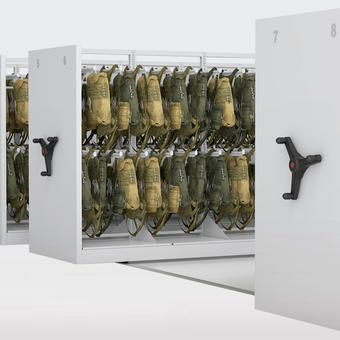 Parachute and skydiving gear storage