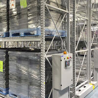 Mobile racking systems for cold storage
